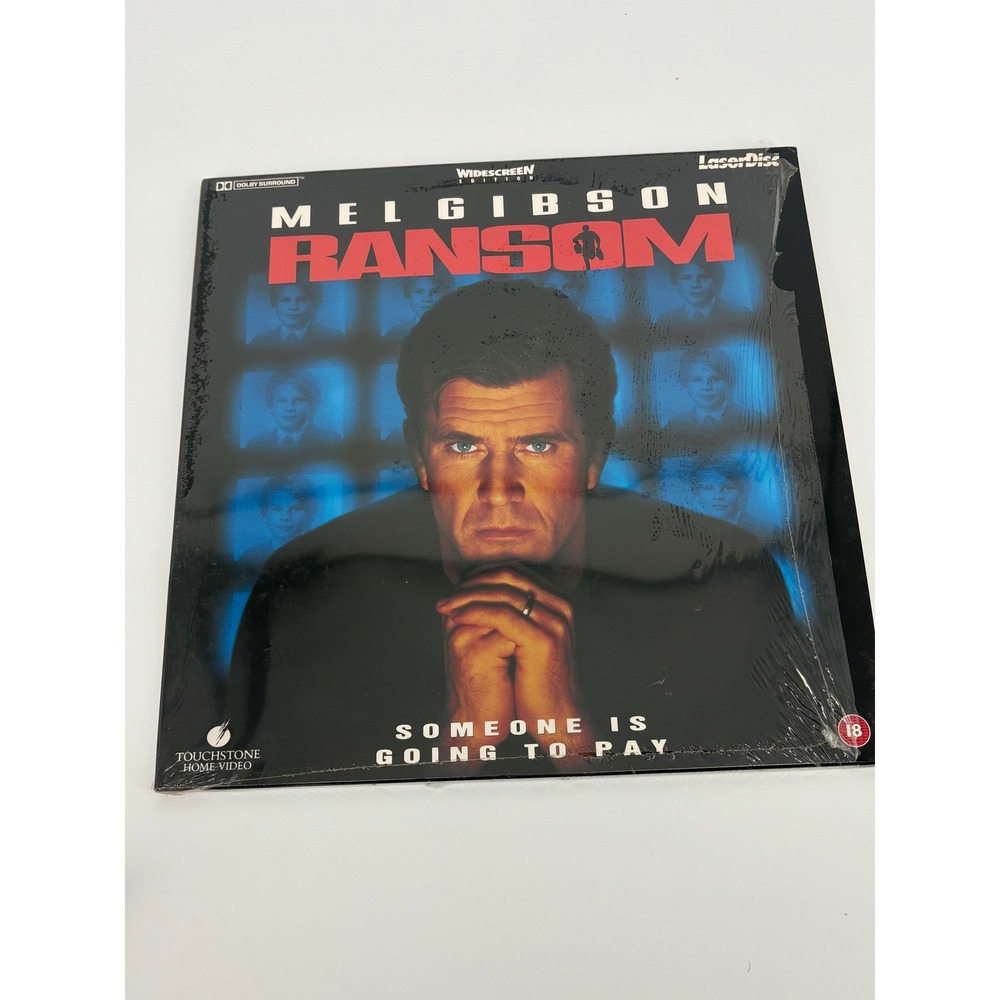 Touchstone Ransom LaserDisc Mel Gibson Widescreen Edition Movie
